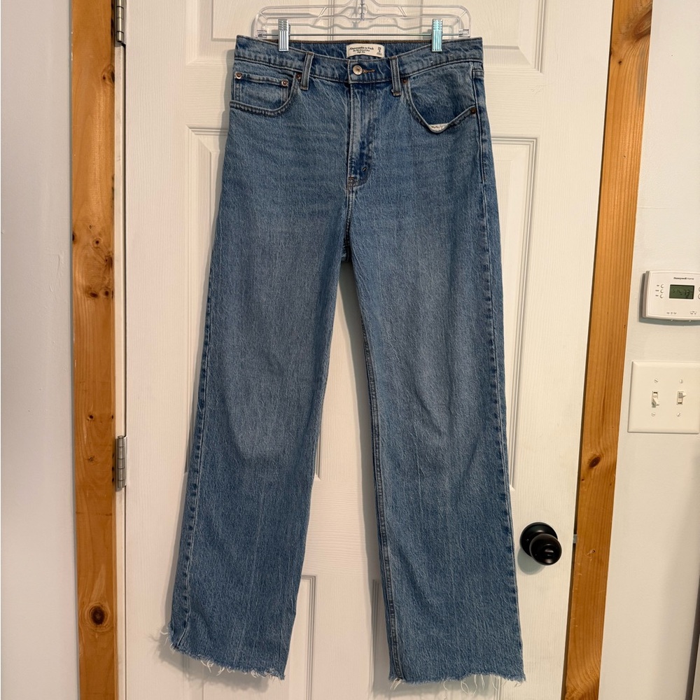abercrombie the 90s relaxed jean high rise, curve love